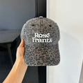 Stylish Letters Embroidery Leopard Wide Brim Baseball Caps MK2COW6W6HAT218