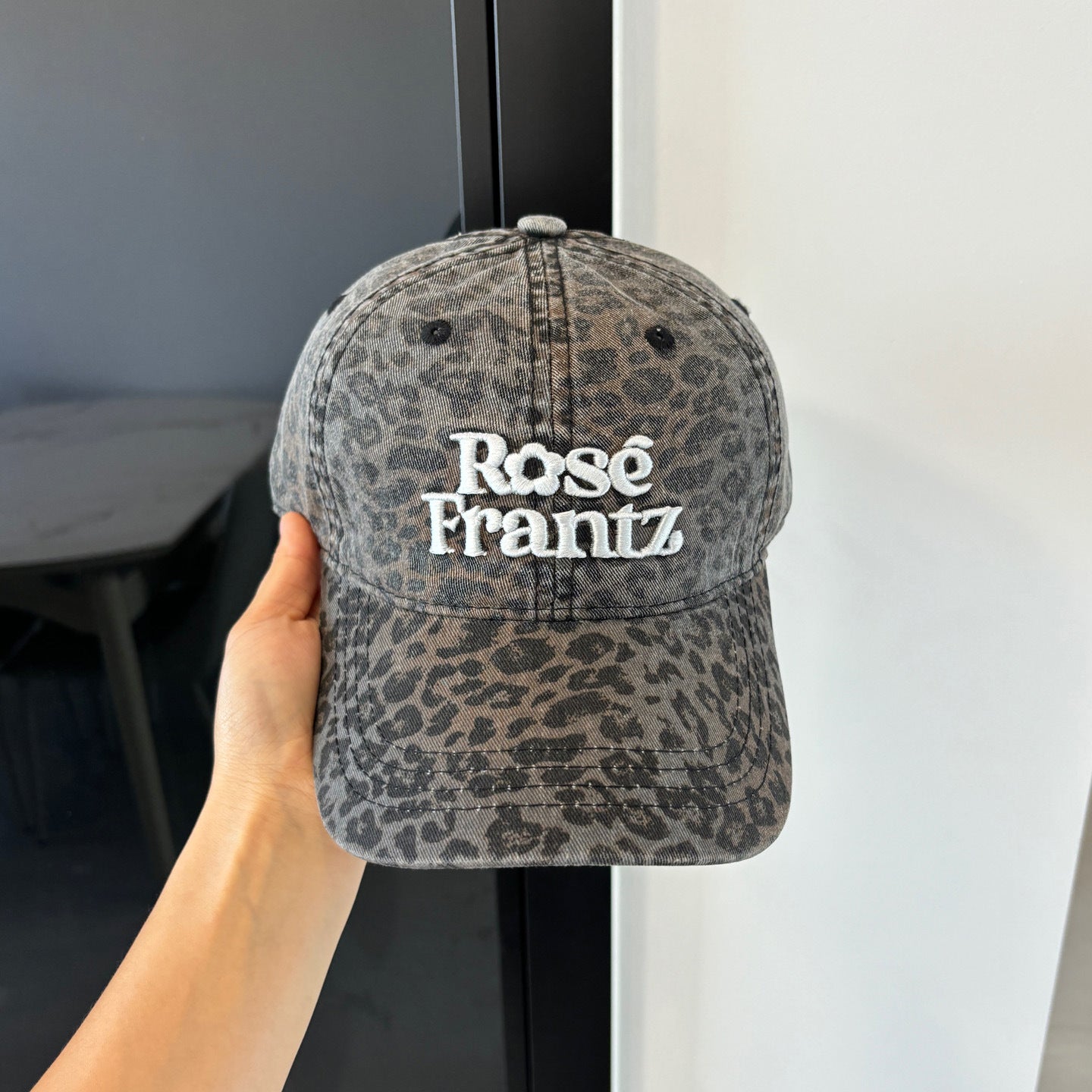 Stylish Letters Embroidery Leopard Wide Brim Baseball Caps MK2COW6W6HAT218