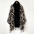 Faux Fur Leopard Shawl - DippedShop Wholesale - #8419