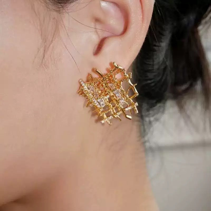 Trendy Hollow Out Woven Irregu - DippedShop Wholesale - #3491