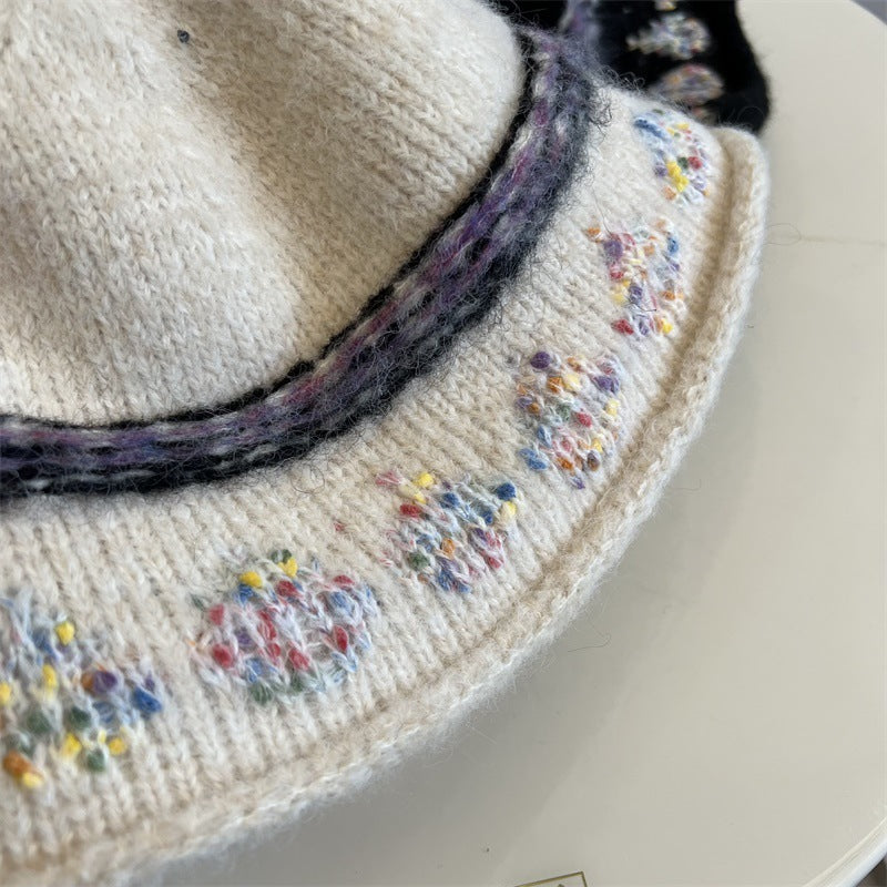 Jacquard Knit Bucket Hat - DippedShop Wholesale - #0179