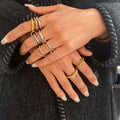Multi-Layer Stackable Ring - DippedShop Wholesale - #7555