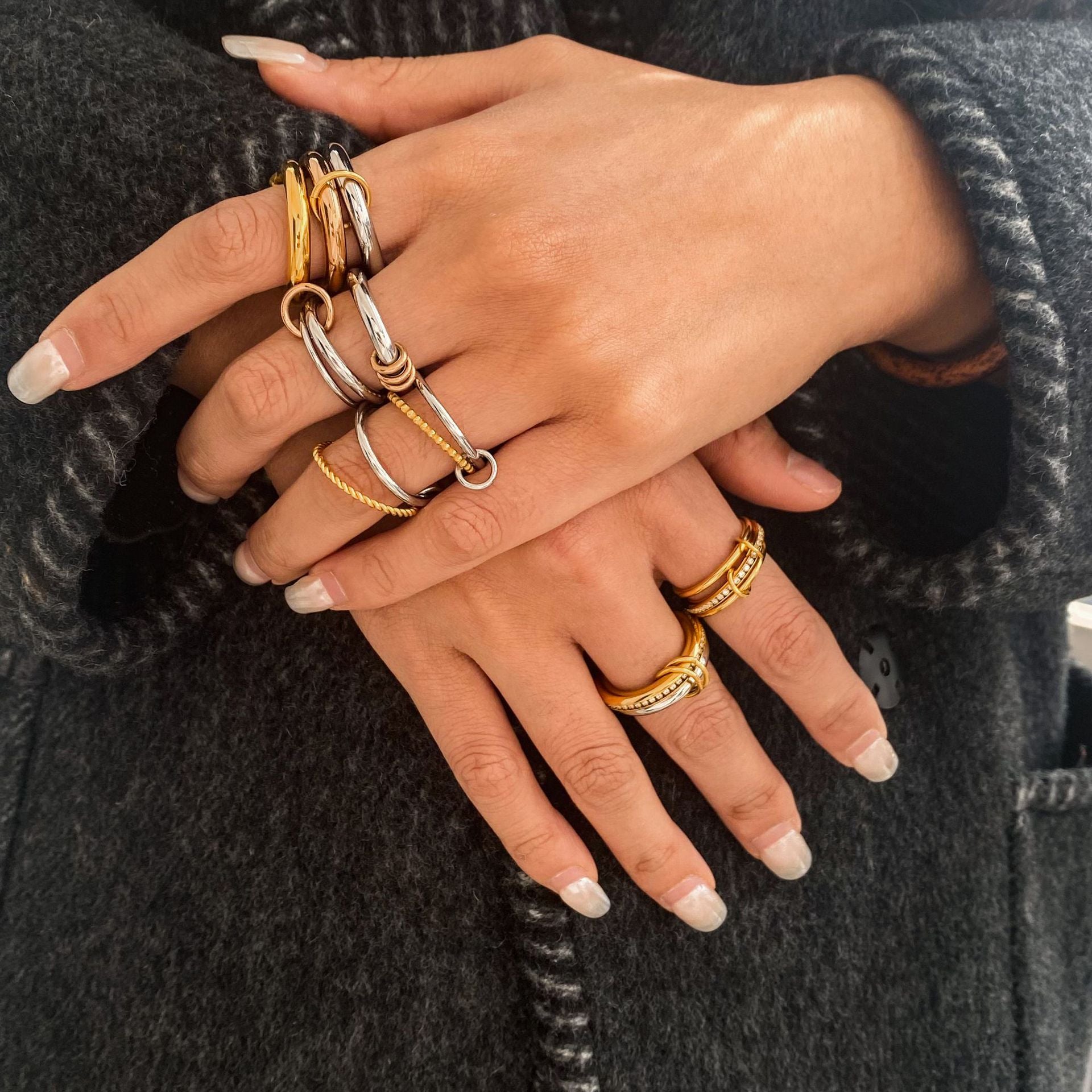Multi-Layer Stackable Ring - DippedShop Wholesale - #7555