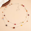 Retro Irregular Resin Bead Chain Waist Chain 8ZA6JBC82L