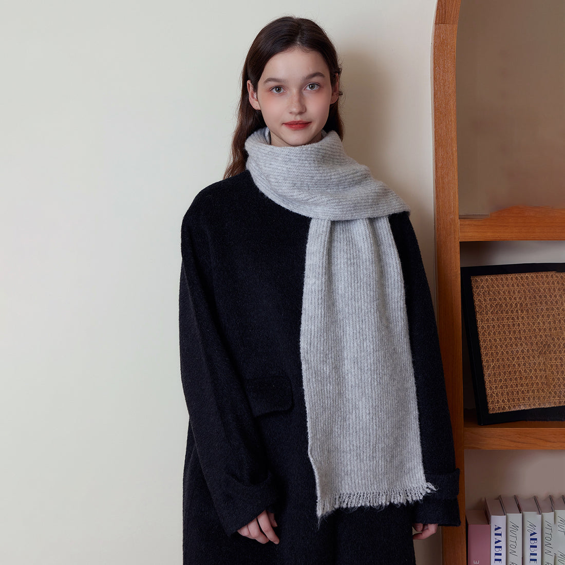 Minimalist Knit Scarf - DippedShop Wholesale - #2979