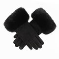 Plaid Suede Touch Screen Gloves - DippedShop Wholesale - #7763