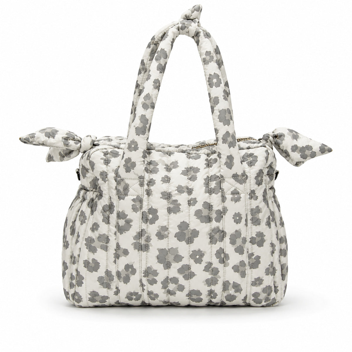 Leopard Print Puffer Lightweight Padded Tote Bag 6W10BBG2403
