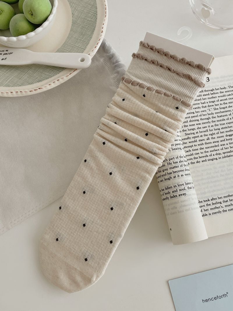 Vintage Jacquard Slouch Socks - DippedShop Wholesale - #7779