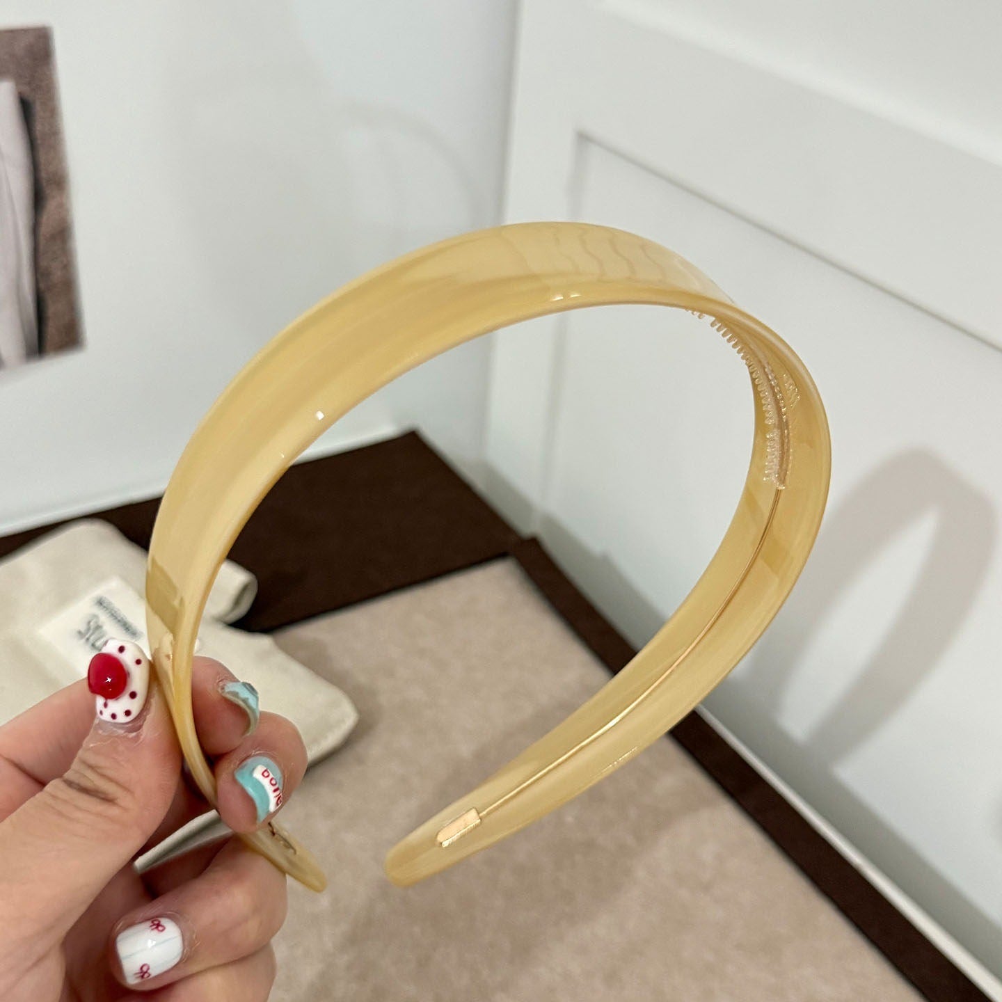 Minimalist Solid Color Anti-Slip Acetate Headband MK2SPM6W6HBD44