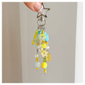 Stylish Beaded Chain Tassel Lemon Bag Charm 6W10BBC381