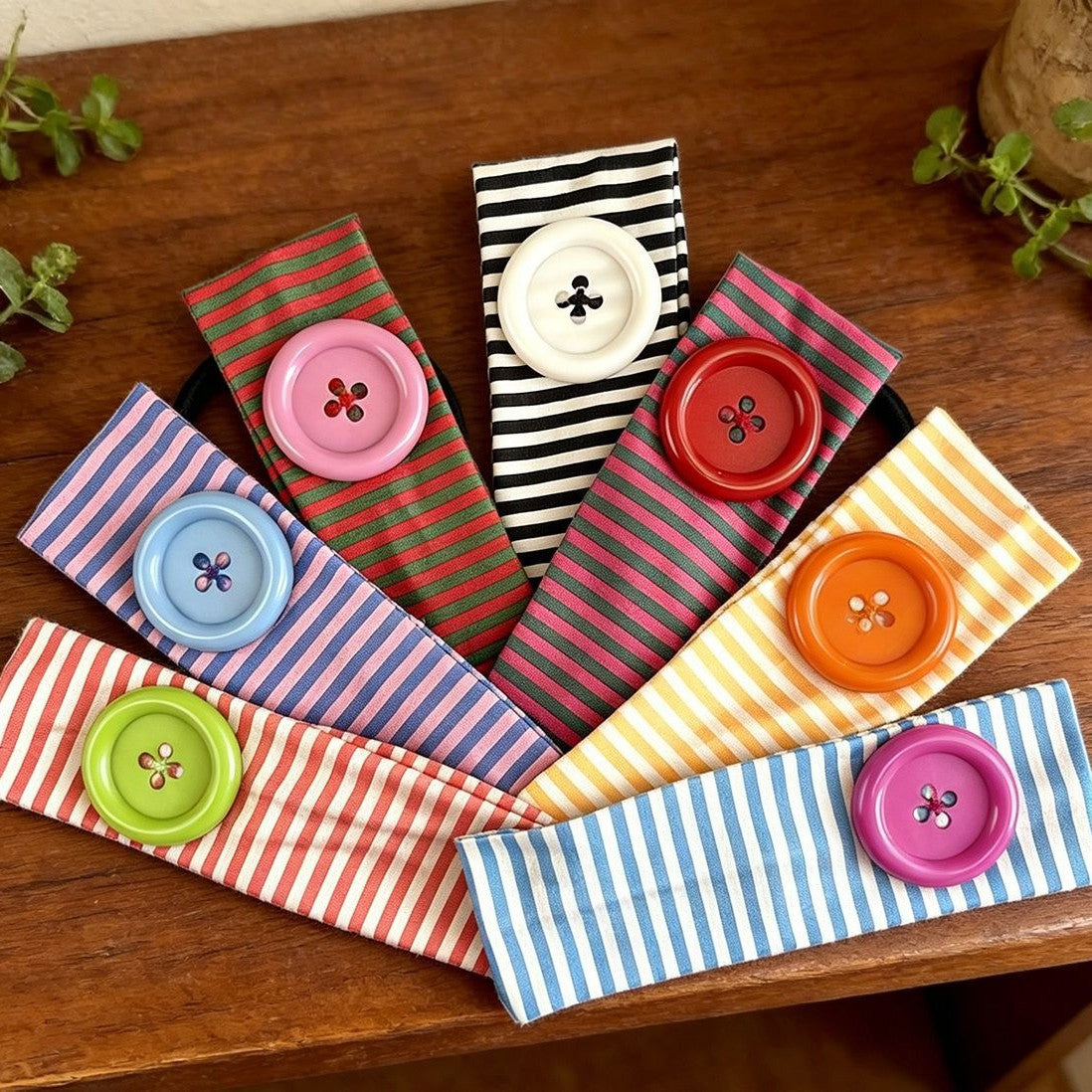 Stripe Stretch Headband - DippedShop Wholesale - #7283