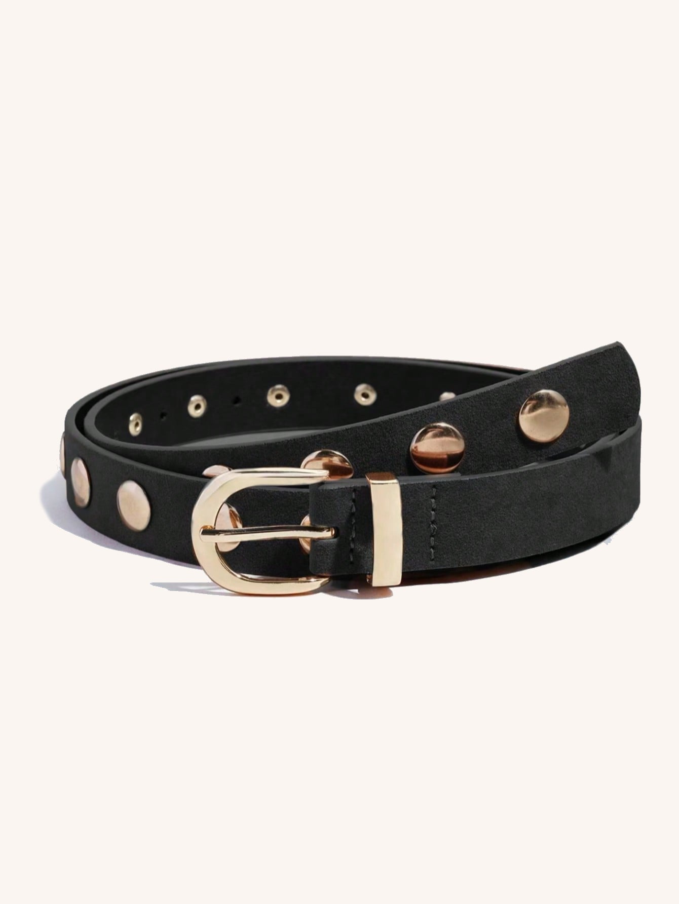 Trendy Punk Style Studded Leather Waist Belt MK2LEEP6W6JBT26