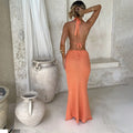 Sexy Side Split Knit Set - DippedShop Wholesale - #8707