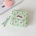 Mini Love Heart Quilted Shell Makeup Bag MK2BW6S10BOB102