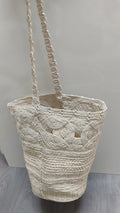 Hand-Crochet Hollow Bucket Bag - DippedShop Wholesale - #6755