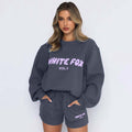 Letter Print Sweatshirt Set - DippedShop Wholesale - #4643