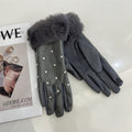 Sparkly Rhinestone Plush Cuff Warm - DippedShop Wholesale - #5555