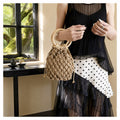 Straw Woven Beach Handbag - DippedShop Wholesale - #8563