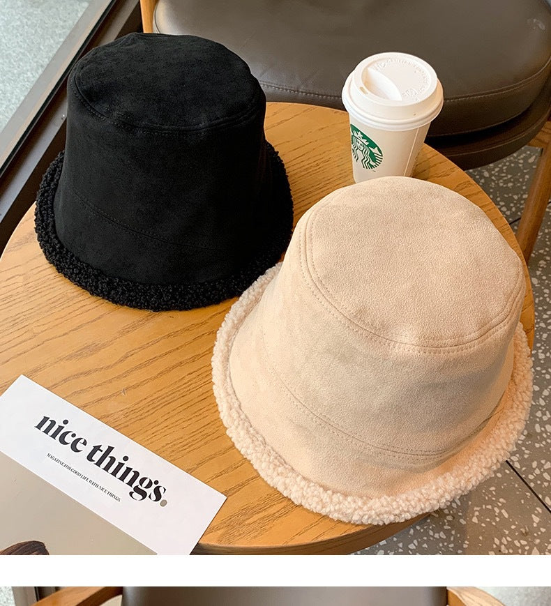 Reversible Faux Fur Bucket Hat - DippedShop Wholesale - #4867