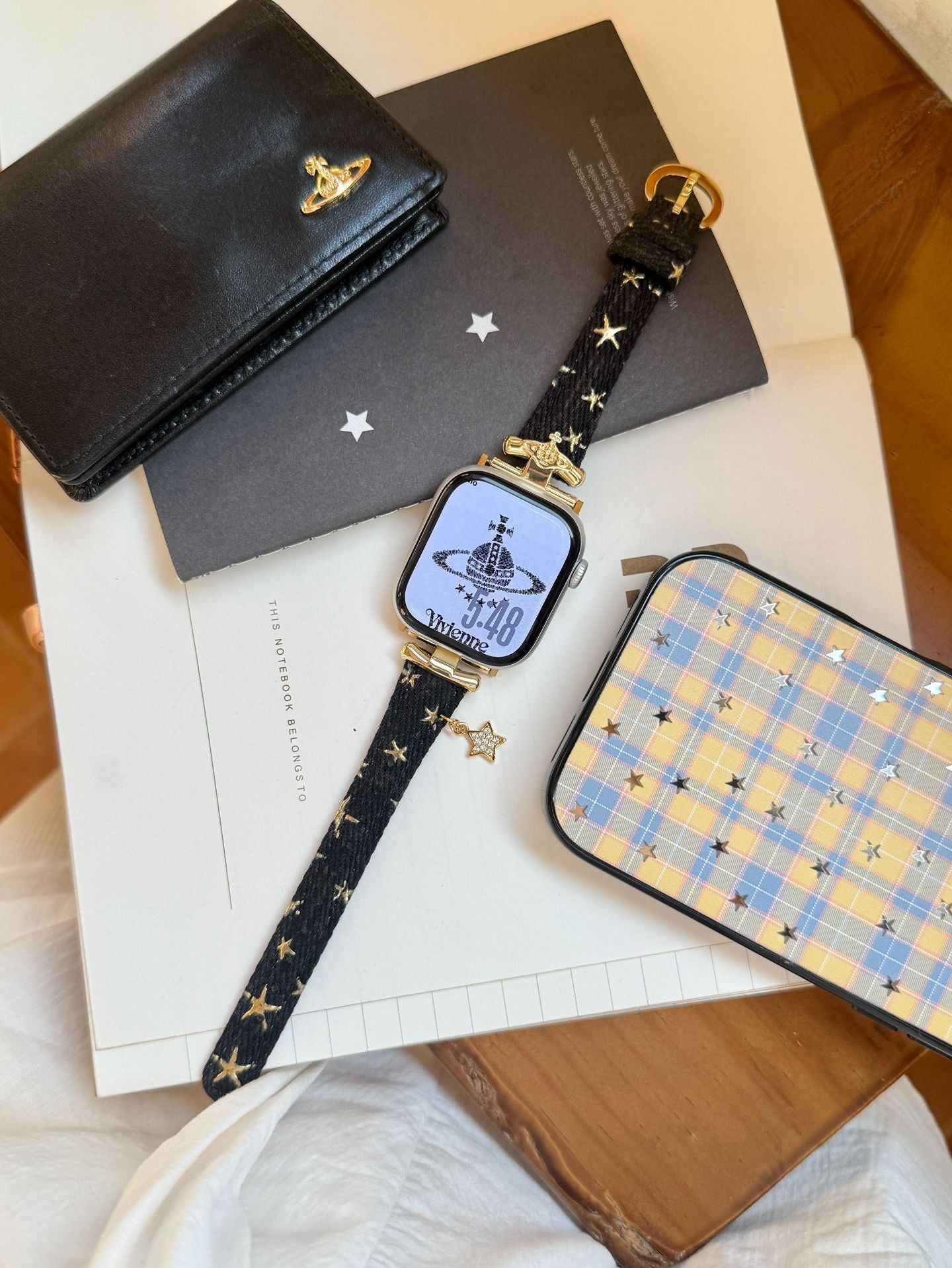 Vintage Denim Star Slim Watch Band 6W6JWA128