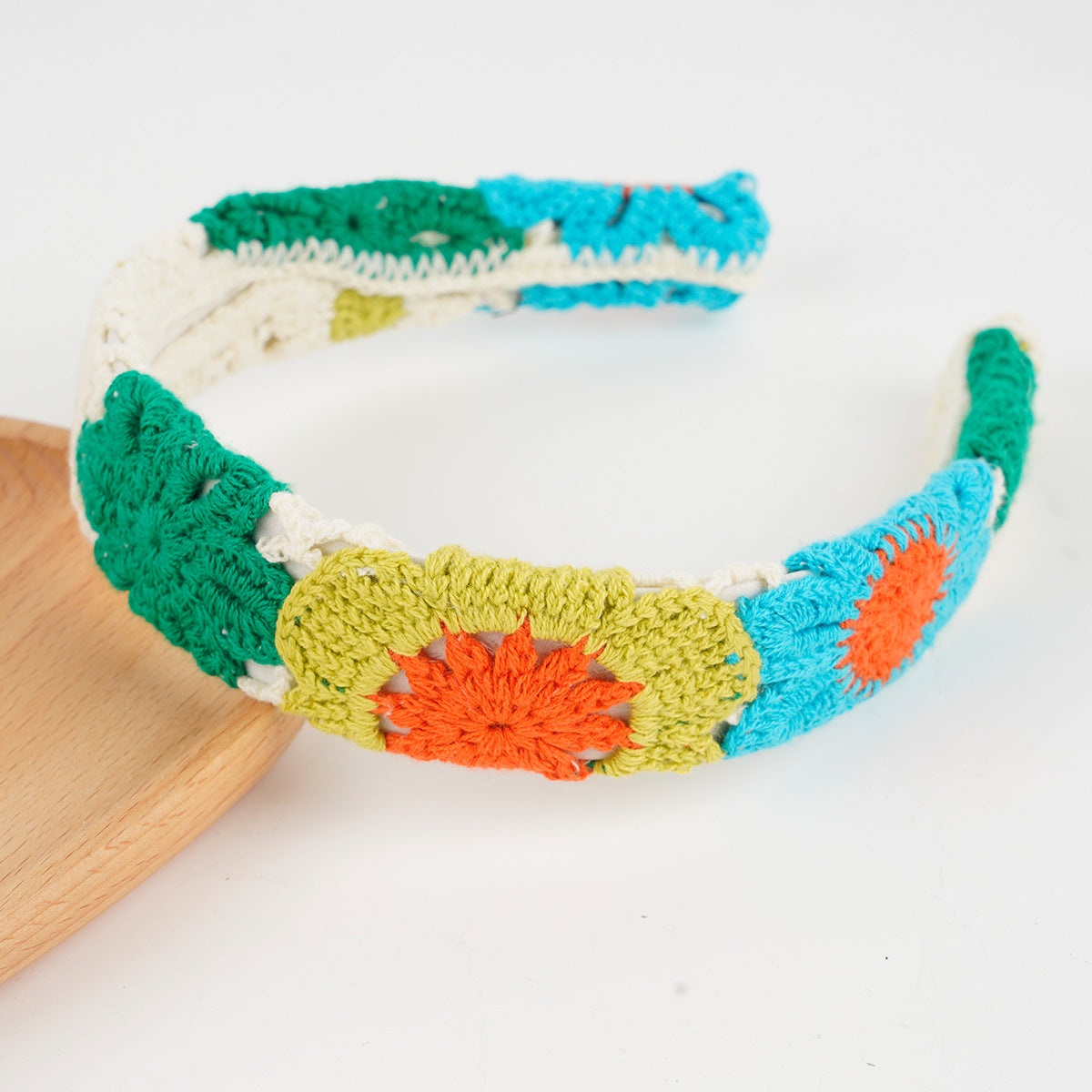 Boho Crochet Beach Headband - DippedShop Wholesale - #9075