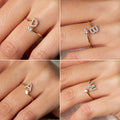 Simple Gold Plated Rhinestone - DippedShop Wholesale - #0819