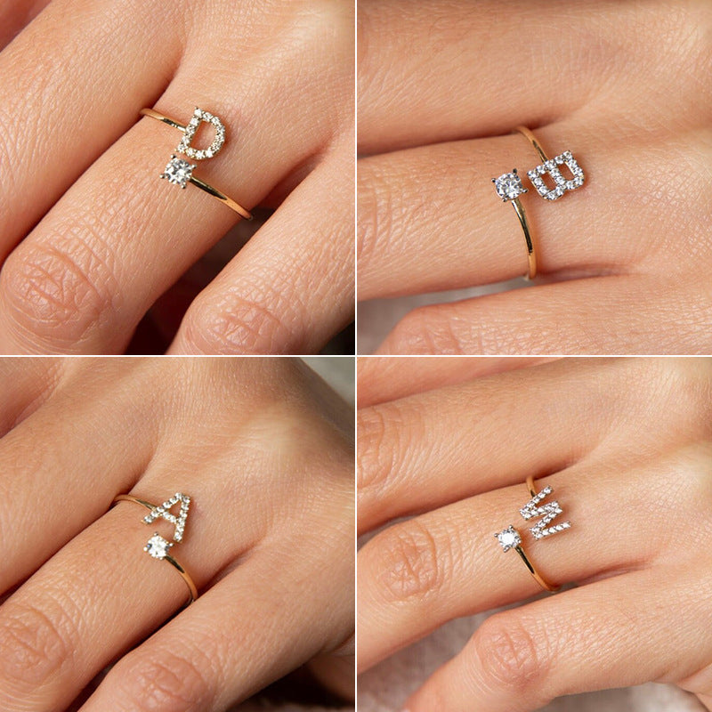 Simple Gold Plated Rhinestone - DippedShop Wholesale - #0819
