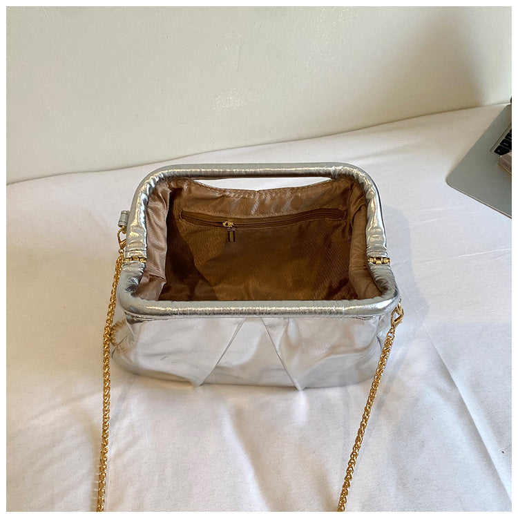 Fashion Ruched Cloud Crossbody Clutch Bag 6W10BBG1892