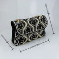 Elegant Rhinestones Flap Over Evening Bags 6W10BBG1943