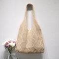 Slouchy Hollow Out Large Capacity Tote Bag 6W10BBG1782