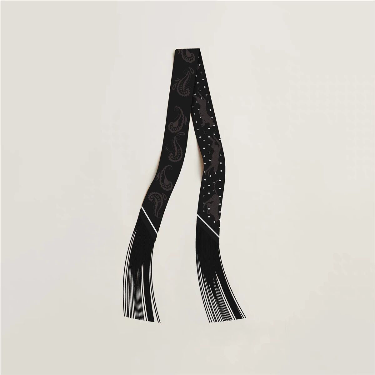 Tassel Silk Scarf - DippedShop Wholesale - #6755