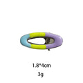 Sweet Color Block No Crease Hair Clip 6W6HCP1640