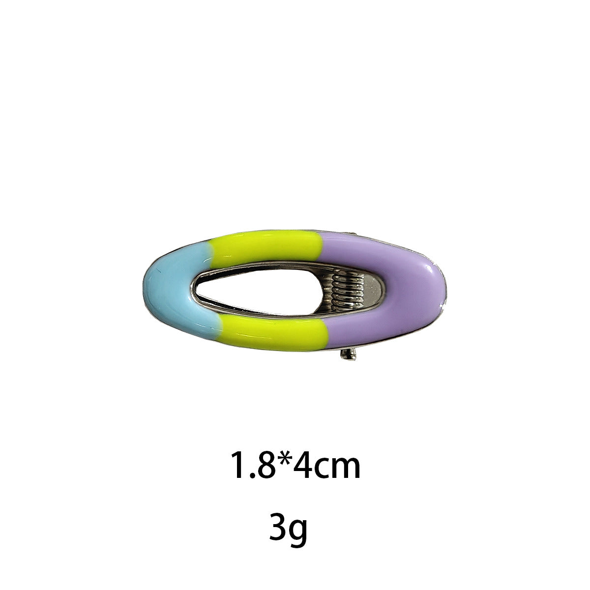 Sweet Color Block No Crease Hair Clip 6W6HCP1640