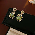Stylish Gold Plated Square Rhinestones Chain Bracelet 6W6JBR710