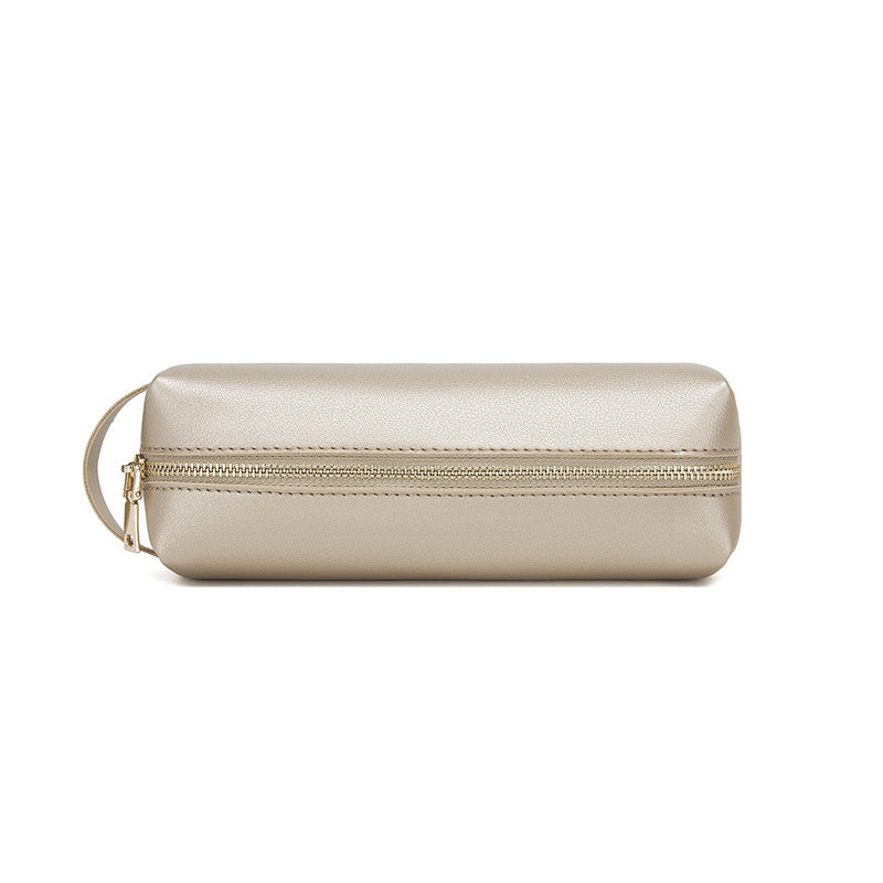 Minimalist Large Capacity PU Pencil Case with Handle 6S10BOB1055