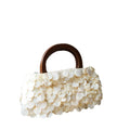 Handmade Natural Shell Handbag Tote Bag 8BW6BBG410