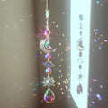Celestial Moon Star Crystal Wind Chime Suncatcher 6H7HLS201