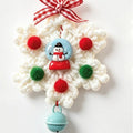 Cute Hand-Crochet Snowflake Hanging Ornament 6H7HBW563