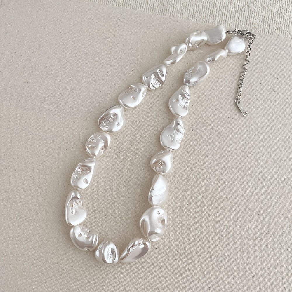 Elegant Baroque Pearl Choker - DippedShop Wholesale - #6755