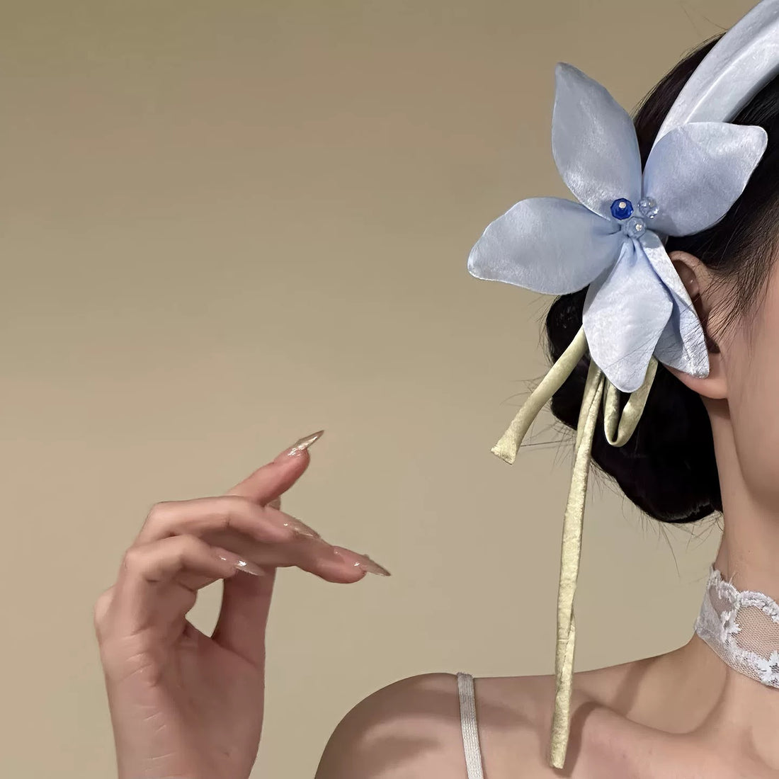 Handmade Lily Flower Headband - DippedShop Wholesale - #9795