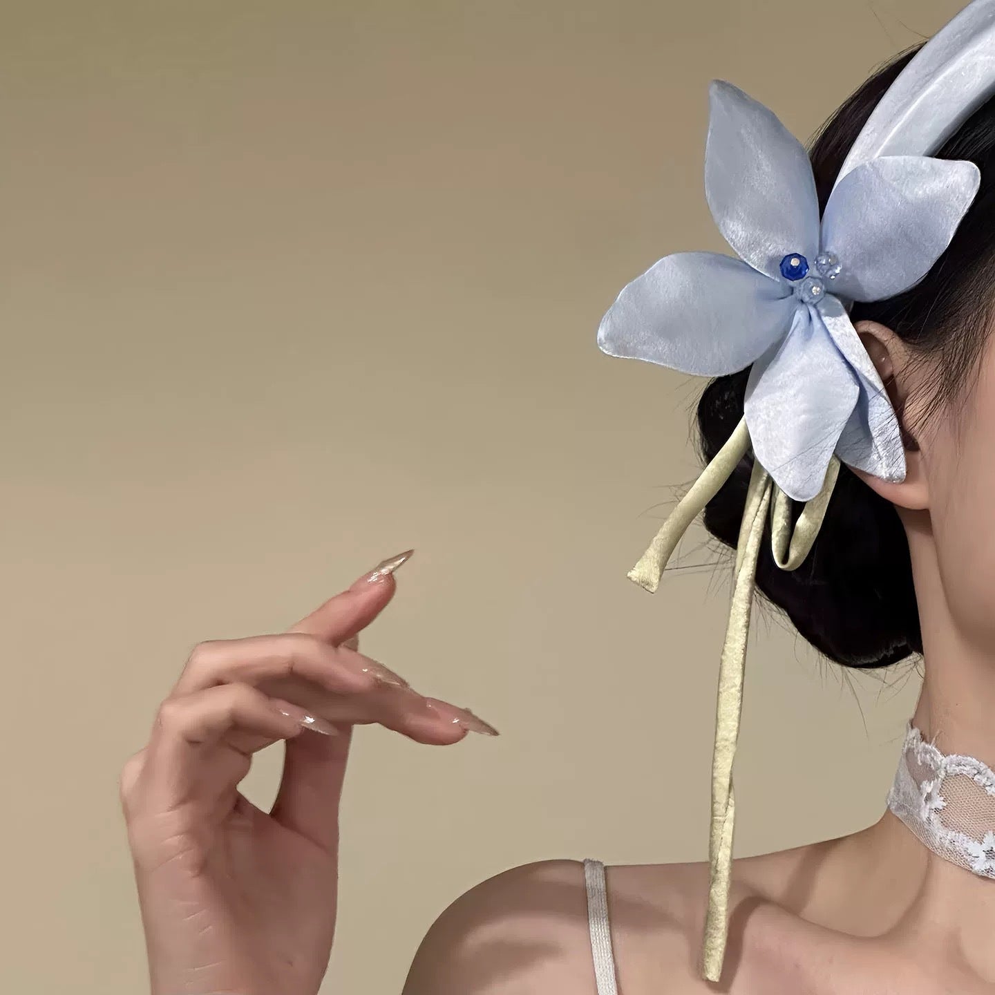 Handmade Lily Flower Headband - DippedShop Wholesale - #2563