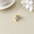 Stylish Gold Plated Rose Motif - DippedShop Wholesale - #9507