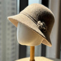 Flower Knit Bucket Hat - DippedShop Wholesale - #9907