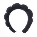 Solid Color Cloud Padded Sponge Spa Hairband 6W6HBD269