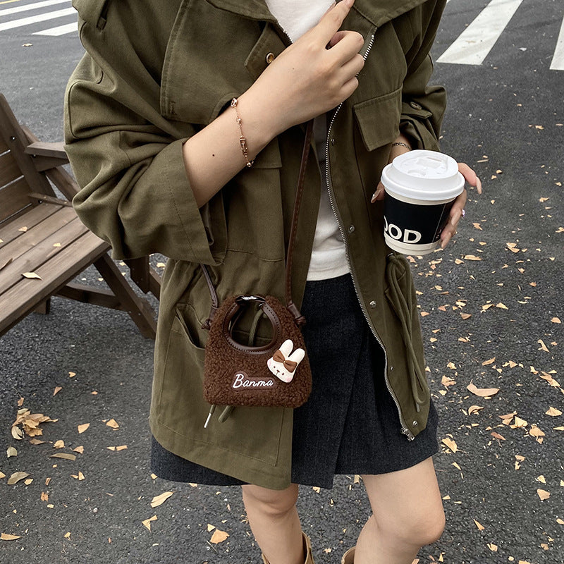 Mini Plush Doll Shoulder Bag - DippedShop Wholesale - #0131