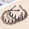 Elegant Crystal Diamond Weave Non Slip Headband MK2SPM6W6HBD03