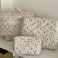 Flower Print Makeup Bag - DippedShop Wholesale - #7571