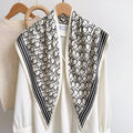 Vintage Paisley Print Versatile Neckchief Scarf MK2BW6W6NSI15