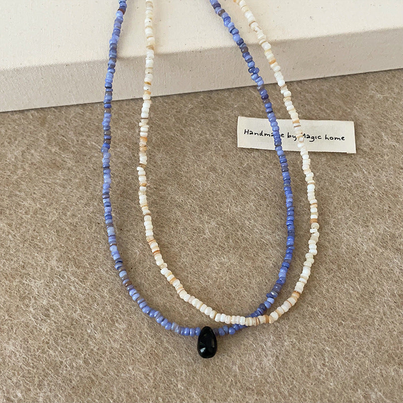 Vintage Beaded Choker Necklace - DippedShop Wholesale - #9219