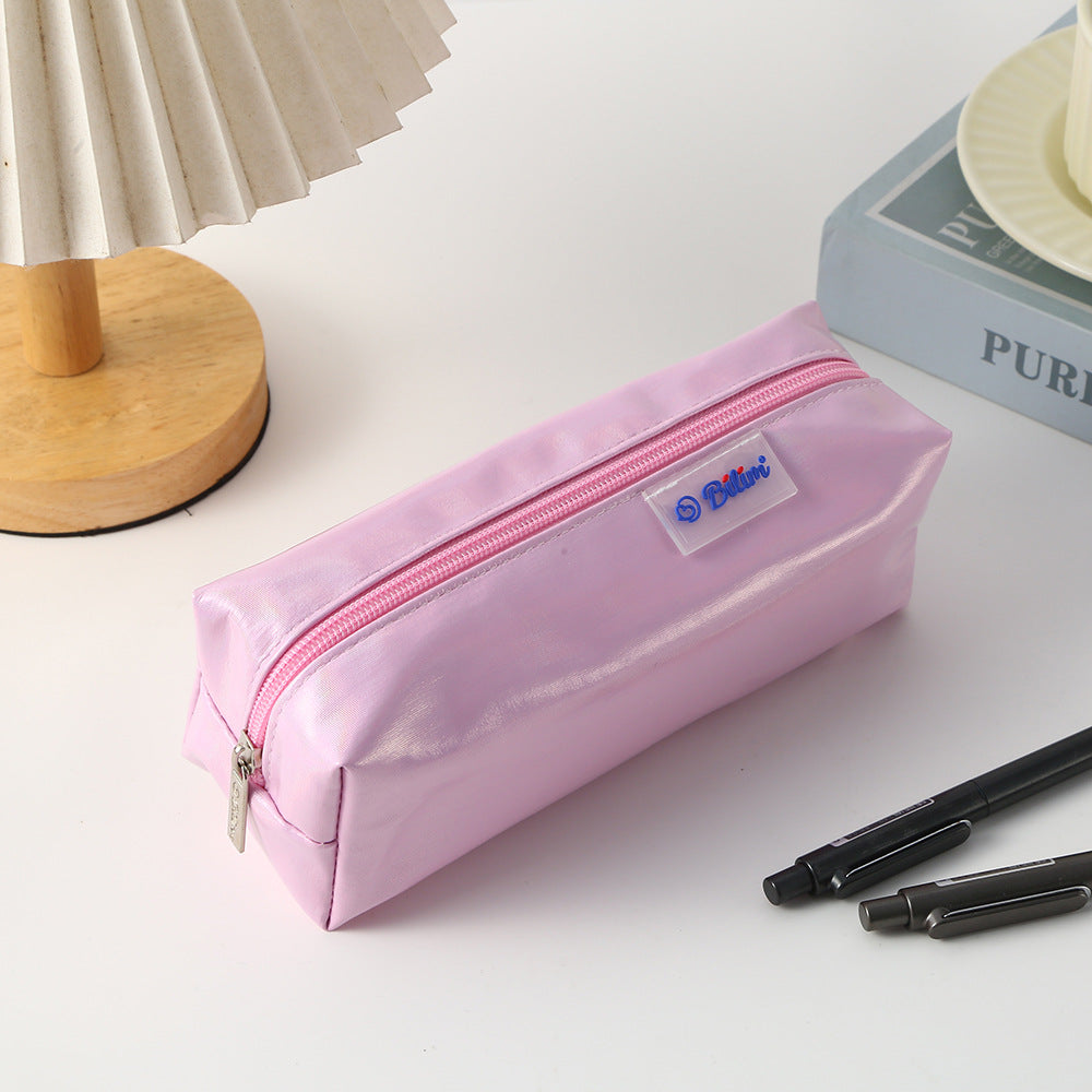 Solid Color Large Capacity Portable Pencil Case 6S10BOB1049